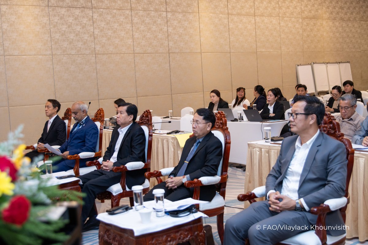 FAOLaoPDR's tweet image. Lao PDR strengthens food safety with FAO support! High-level meeting & workshop boost Codex engagement & harmonize standards. 🇱🇦🤝
Read more: fao.org/lao-people-dem…
#FoodSafety #LaoPDR #FAO #Codex
