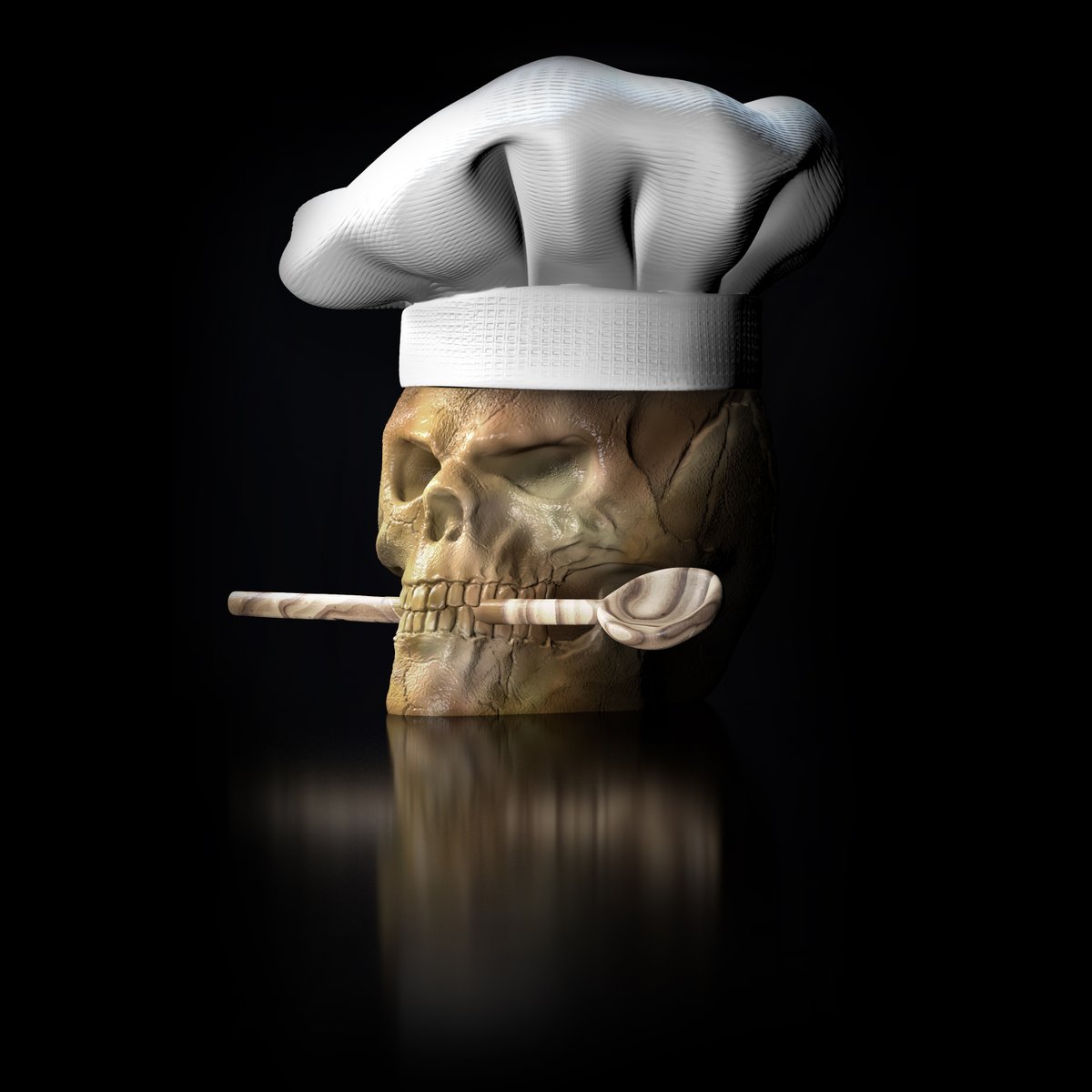 Qu3dQueisser's tweet image. 💀 Totenkopf-Chefkoch mit Kochlöffel • 3D Dateien
➡️ 3D-Druckmodell herunterladen: cults3d.com/:1679826
💡 Entworfen von @Qu3dQueisser

@cults3d #3DDruck #3DDrucker #Druckbar #STLDatei