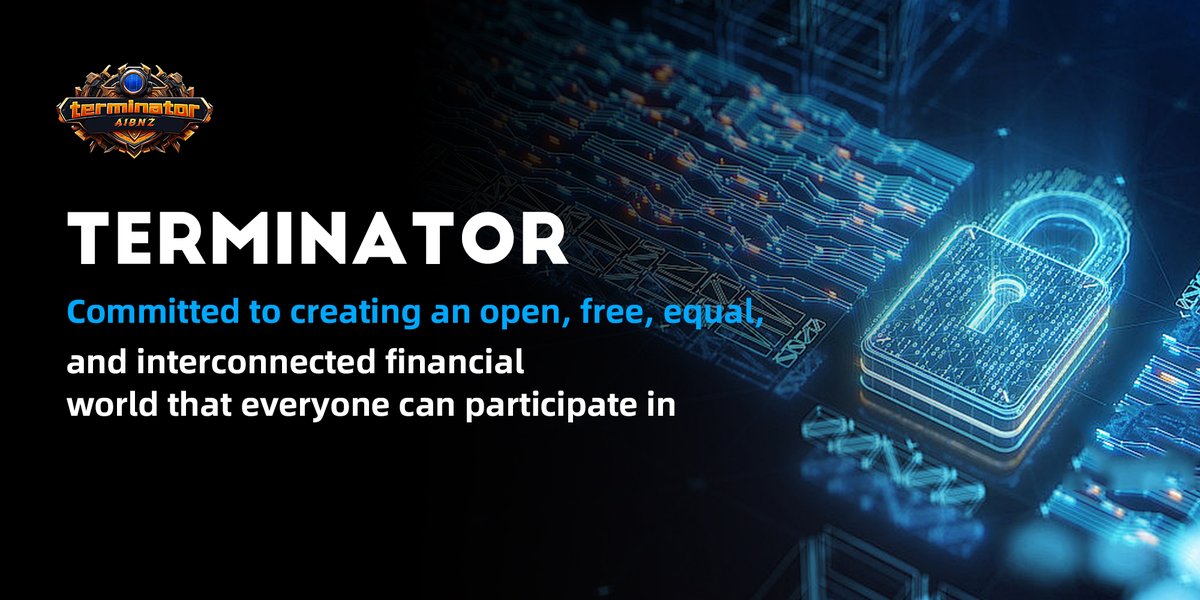 TerminatorSymb2's tweet photo. Terminator is committed to creating an open, free, equal and interconnected financial world in which everyone can participate. https://t.co/hY3quL9thX