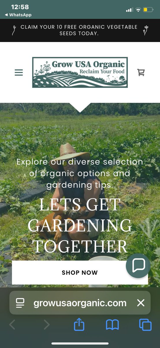 gvannostrand's tweet photo. Retooling my website, free organic seeds available. Come take a look 😀 
#seed #organic #free #healthplanet #growyourown #DogLovers https://t.co/K7B5s6HkEN