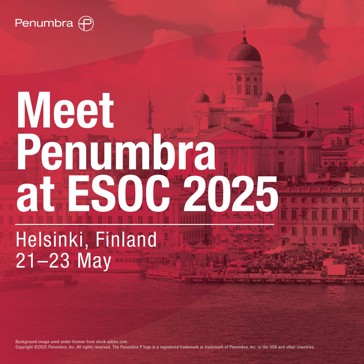 EMEA HCPs: Curious about customised stroke solutions and science-based aspiration thrombectomy?

Meet us at #ESOC2025.

Also, keep an eye out for new MIND Study data on minimally invasive surgery for patients with intracerebral hemorrhage.

Rx only. Risk: peninc.info/risk