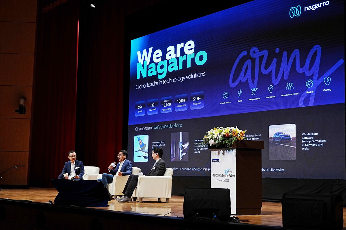 Nagarro (@nagarro) on Twitter photo Big news from #COMPUTEX2025 in Taiwan! We’re excited to announce that Nagarro and Advantech marked a key milestone as <a href="/manashuman/">Manas Human</a>, Co-founder and CEO of Nagarro, and KC Liu, Chairman of Advantech, signed an MoU for a strategic partnership focused on Edge AI and intelligent Big news from #COMPUTEX2025 in Taiwan! We’re excited to announce that Nagarro and Advantech marked a key milestone as <a href="/manashuman/">Manas Human</a>, Co-founder and CEO of Nagarro, and KC Liu, Chairman of Advantech, signed an MoU for a strategic partnership focused on Edge AI and intelligent