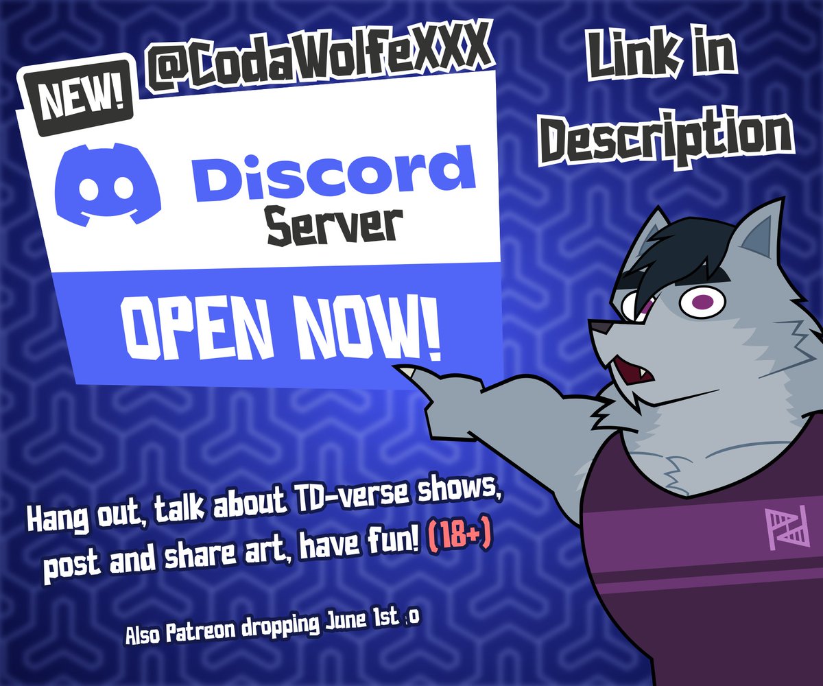 After some preparation, I'm happy to promote my new Discord server!

If you want an 18+ space for talking about anything Total Drama fan series, or even just art in general, join at discord.gg/55bXv72Se9!

I'll be doing a commission raffle on the server closing 5/24, 7pm EST!