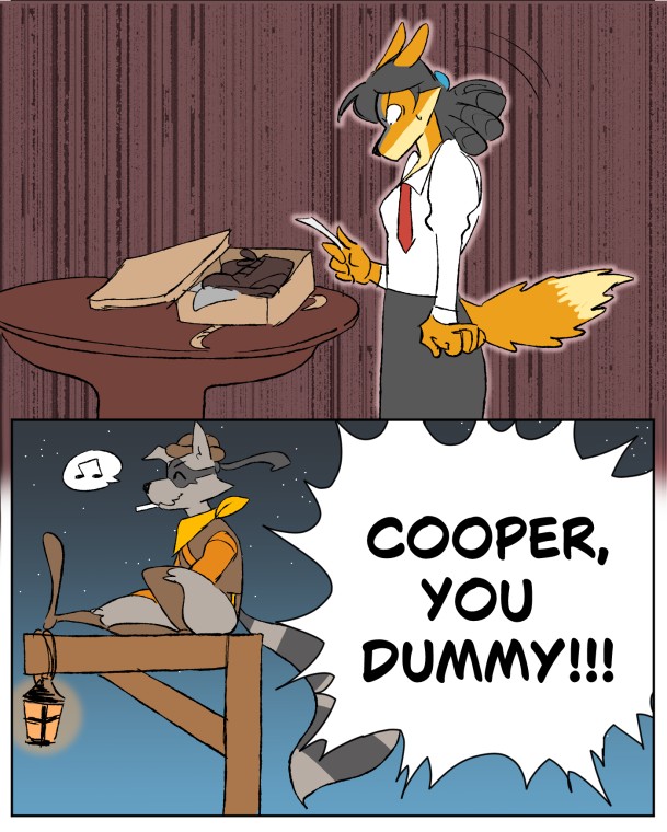 A little comic I did a while ago about Tennessee getting Morgan a gift. 🤭
#slycooper #sly4