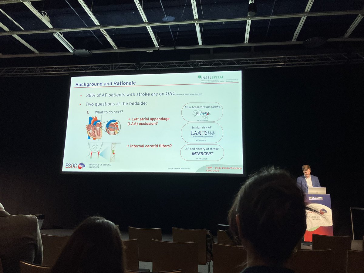 David Seiffge (@davidseiffge) on Twitter photo Elias Auer from <a href="/StrokeBern/">Stroke Research Center Bern</a> presenting the ongoing CARE-AF study at <a href="/ESOstroke/">European Stroke Org</a> YSPR workshop - improving understanding (breakthrough) stroke in AF! <a href="/ELAPSETrial/">ELAPSE</a> <a href="/FishingNeurons/">Urs Martin Fischer</a> <a href="/RaberLorenz/">Lorenz Räber, MD PhD</a> Elias Auer from <a href="/StrokeBern/">Stroke Research Center Bern</a> presenting the ongoing CARE-AF study at <a href="/ESOstroke/">European Stroke Org</a> YSPR workshop - improving understanding (breakthrough) stroke in AF! <a href="/ELAPSETrial/">ELAPSE</a> <a href="/FishingNeurons/">Urs Martin Fischer</a> <a href="/RaberLorenz/">Lorenz Räber, MD PhD</a>