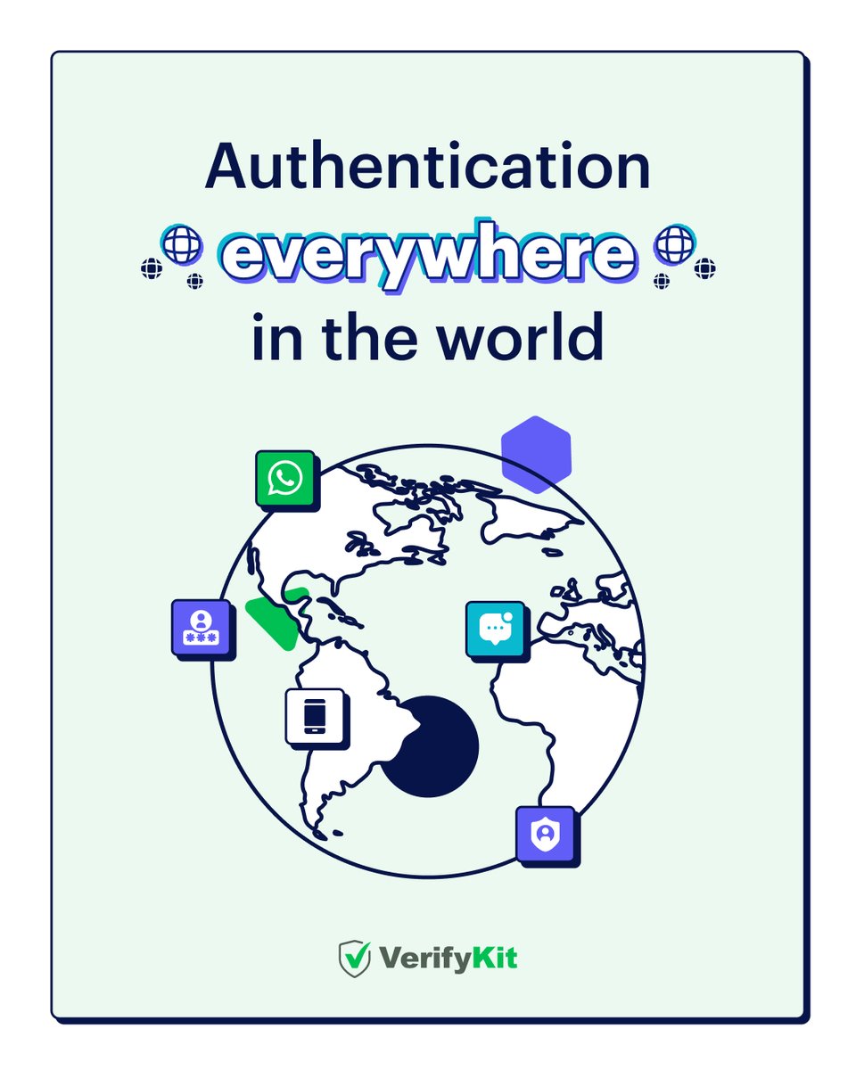 vrfykit's tweet image. Global authentication, made simple with VerifyKit. Wherever your users are, you can verify them — fast, secure, and seamless.
#Verification #SecureLogin #VerifyKit