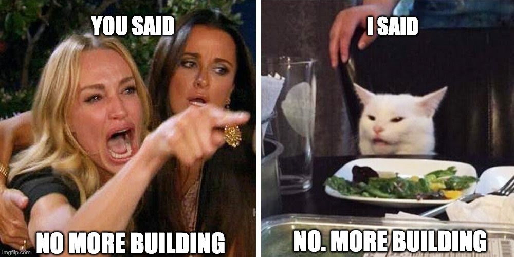 The hackathon has ended, but builders are gonna keep building. 🫡

Who is still here? 🖐️
