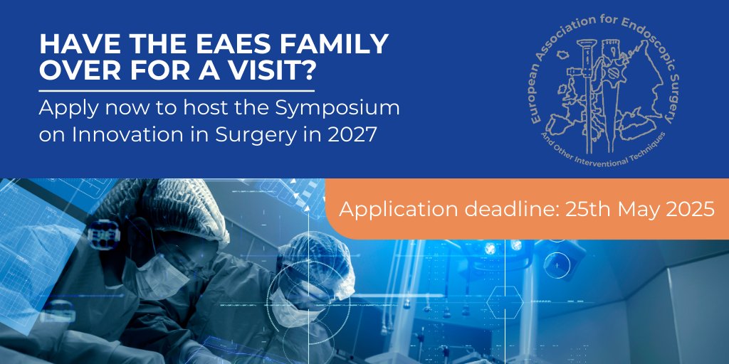 EAES (@eaes_eu) on Twitter photo 🚨 The bid for #SIS2027 open till Sunday! 🚨
Want to bring the #EAES Symposium on Innovation in Surgery to your city?
Submit your proposal today by emailing info@eaes.eu. Let’s shape the future of surgical innovation together! 💡 #Surgery #Innovation #Healthcare 🚨 The bid for #SIS2027 open till Sunday! 🚨
Want to bring the #EAES Symposium on Innovation in Surgery to your city?
Submit your proposal today by emailing info@eaes.eu. Let’s shape the future of surgical innovation together! 💡 #Surgery #Innovation #Healthcare