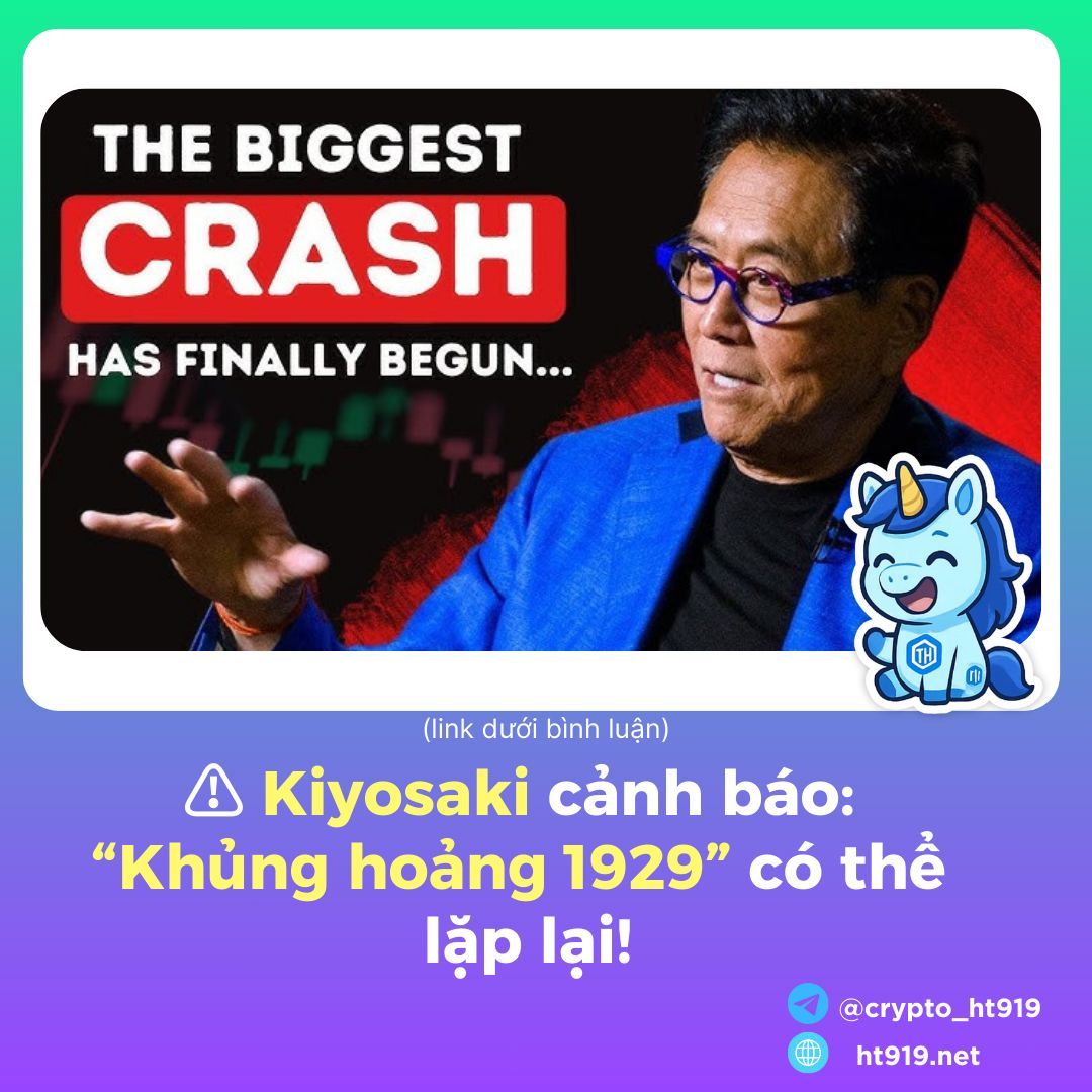 ht919_crypto's tweet photo. Robert Kiyosaki cảnh báo Moody’s có thể kích nổ khủng hoảng, khuyên mua Bitcoin, vàng và bạc để phòng thủ.
https://t.co/2s7z66H7Xx https://t.co/mmRpcnYizz