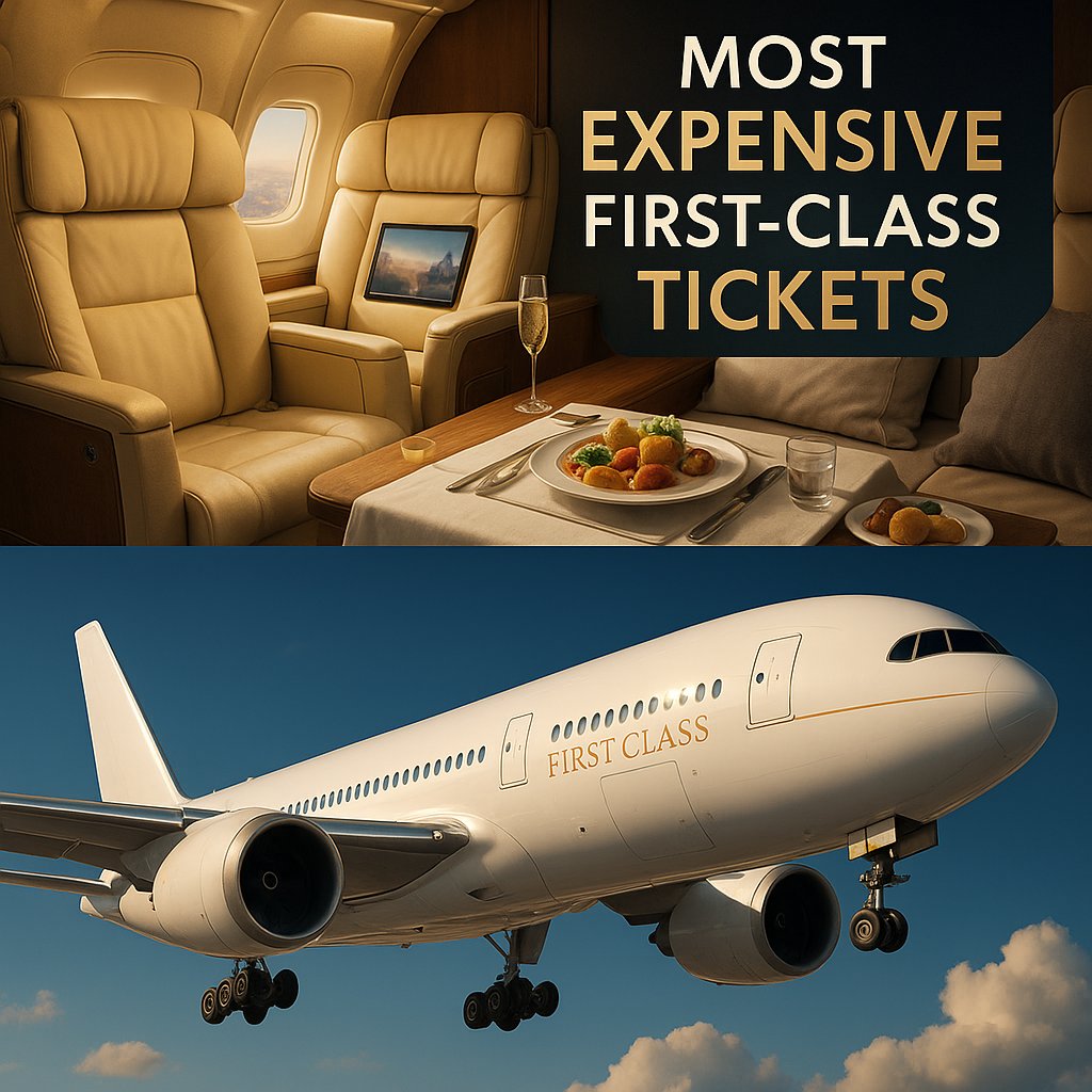 uaestories_'s tweet photo. Flying High in Style! ✈️💸
Here are the Top 5 Most Expensive First-Class Tickets in the world — where luxury meets the sky!
👇
#LuxuryTravel #FirstClassLife #EtihadResidence #BucketListFlights #uaestories #inspiring #featured #magazine #dubai https://t.co/TKQq3Bgv6c