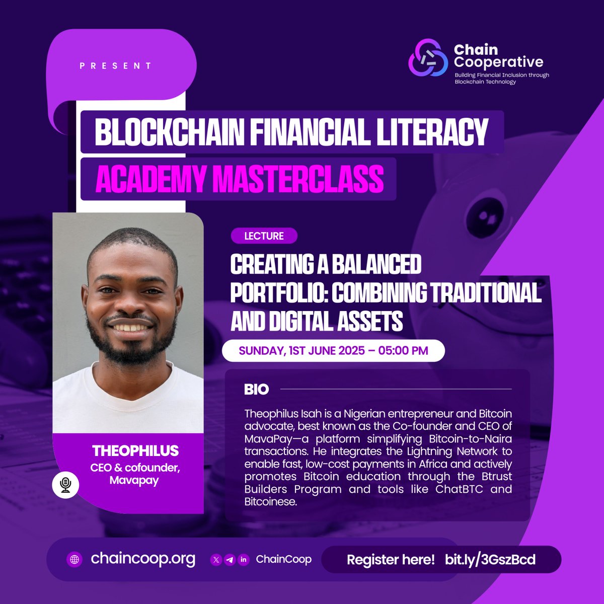 Chain Co-op (@chaincoop) on Twitter photo Investing in Bitcoin isn’t just smart—it’s the future. But it requires the right knowledge and tools to do it right
To get started:
✓ Educate yourself on Bitcoin & the cryptocurrency market.
✓ Choose trusted platforms like <a href="/ChainCoop/">Chain Co-op</a> and <a href="/Mavapay_Money/">Mavapay Money</a> for your transaction Investing in Bitcoin isn’t just smart—it’s the future. But it requires the right knowledge and tools to do it right
To get started:
✓ Educate yourself on Bitcoin & the cryptocurrency market.
✓ Choose trusted platforms like <a href="/ChainCoop/">Chain Co-op</a> and <a href="/Mavapay_Money/">Mavapay Money</a> for your transaction