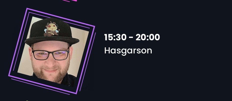 🐝 <a href="/hasgarson/">Hasgarson</a> bringt euch mit guter Laune durch den Nachmittag! 
📹 - Twitch.tv/liveforlifetv
