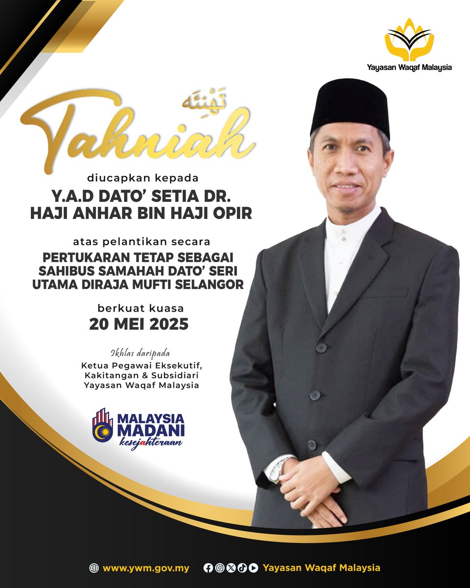 Yayasan Waqaf Malaysia tweet media