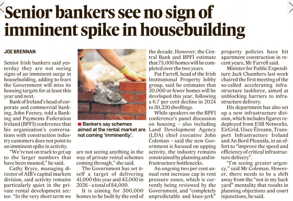 melreynolds (@maoiliosarey) on Twitter photo Indicators of construction activity, particularly in the housing sector, suggest infrastructure a drag on completions <a href="/IrishTimes/">The Irish Times</a> Indicators of construction activity, particularly in the housing sector, suggest infrastructure a drag on completions <a href="/IrishTimes/">The Irish Times</a>