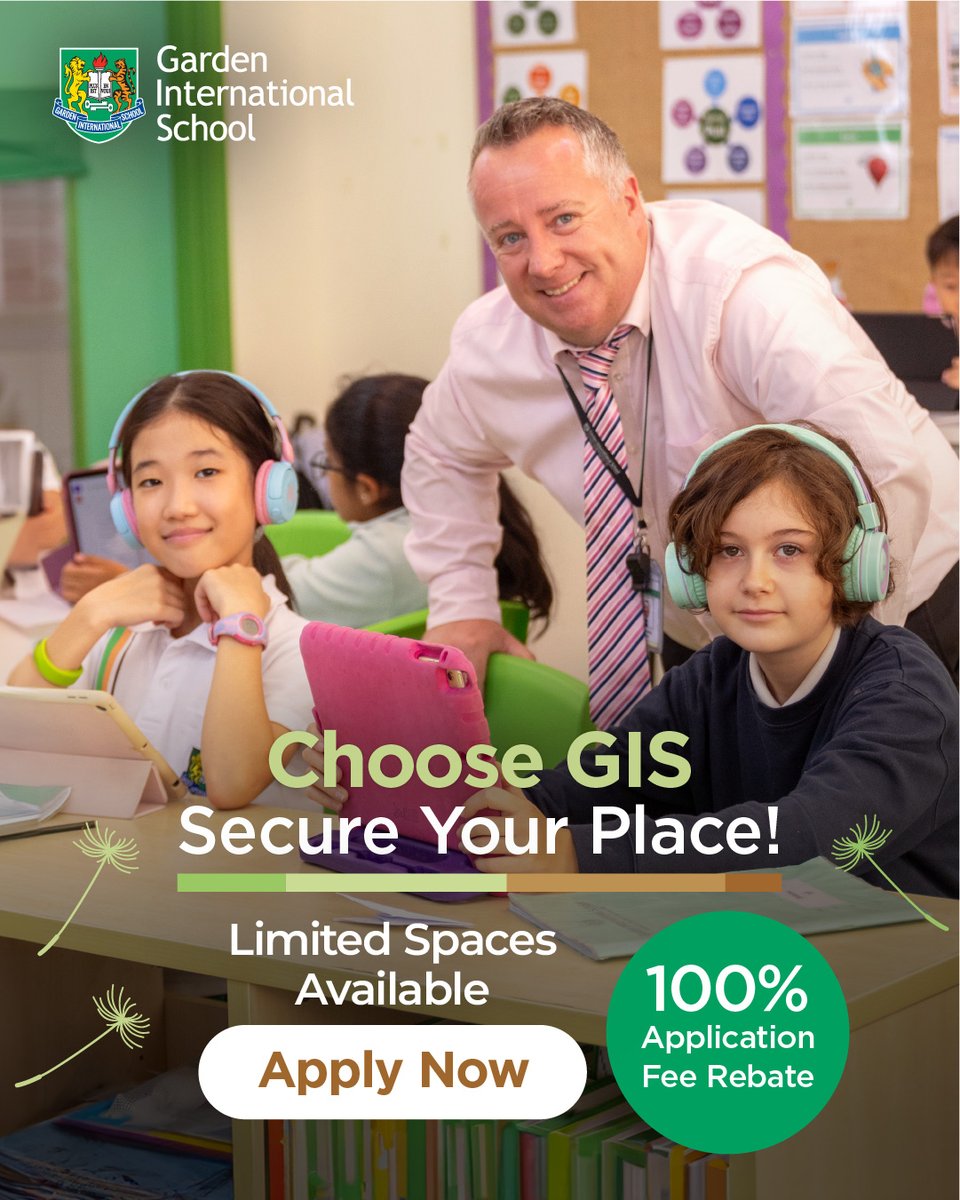 At #GISMalaysia Primary, the future starts now! ✨

Limited places for Term 1, 2025/26 – apply now and give your child the ultimate head start 👉 gardenschool.edu.my/whats-happenin…