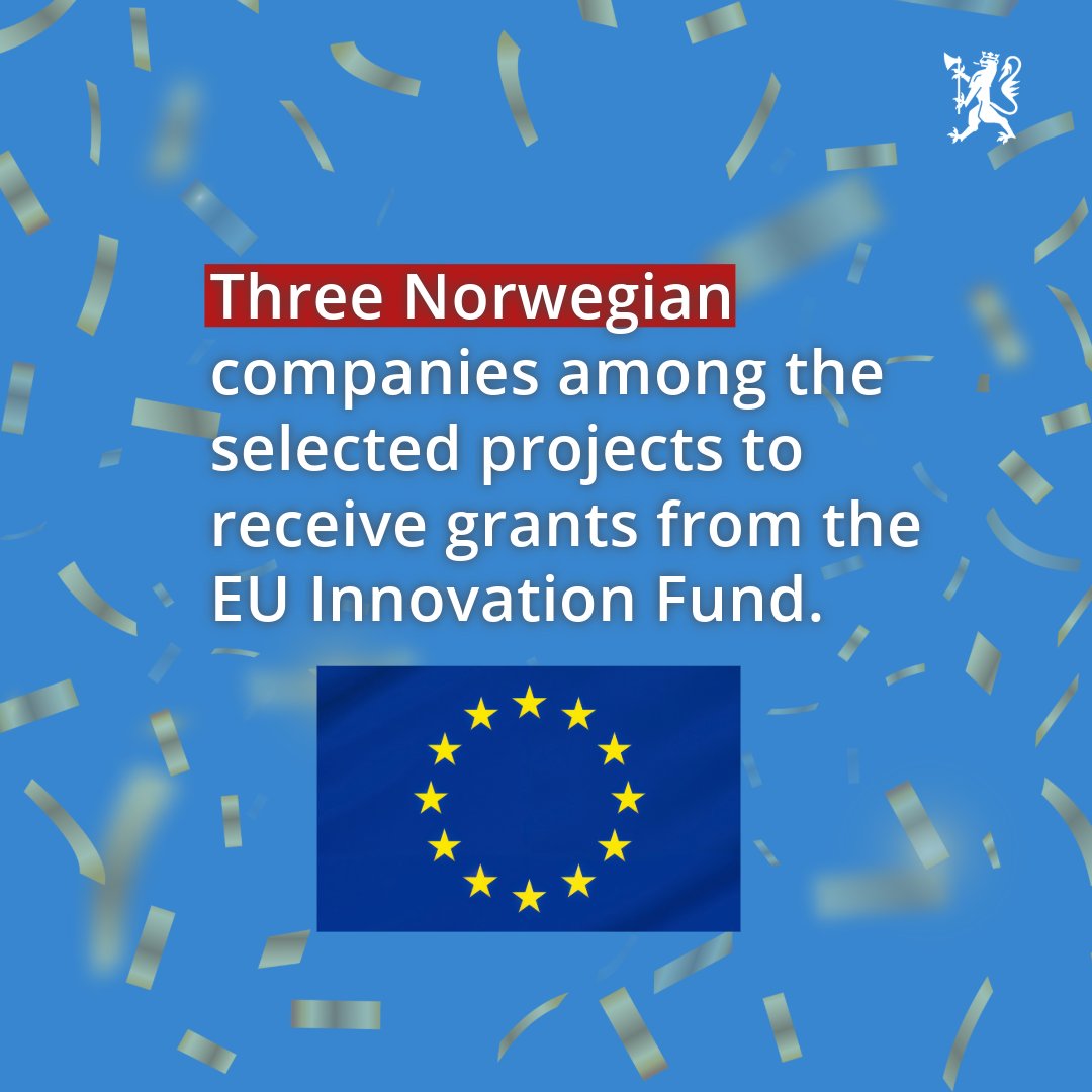 Three Norwegian companies were among the selected, as part of 15 renewable hydrogen production projects for public funding across the European Economic Area yesterday. The funding is from the Innovation Fund sourced from the ETS. 🇪🇺🇳🇴

🔗Read more here: bit.ly/45kana5