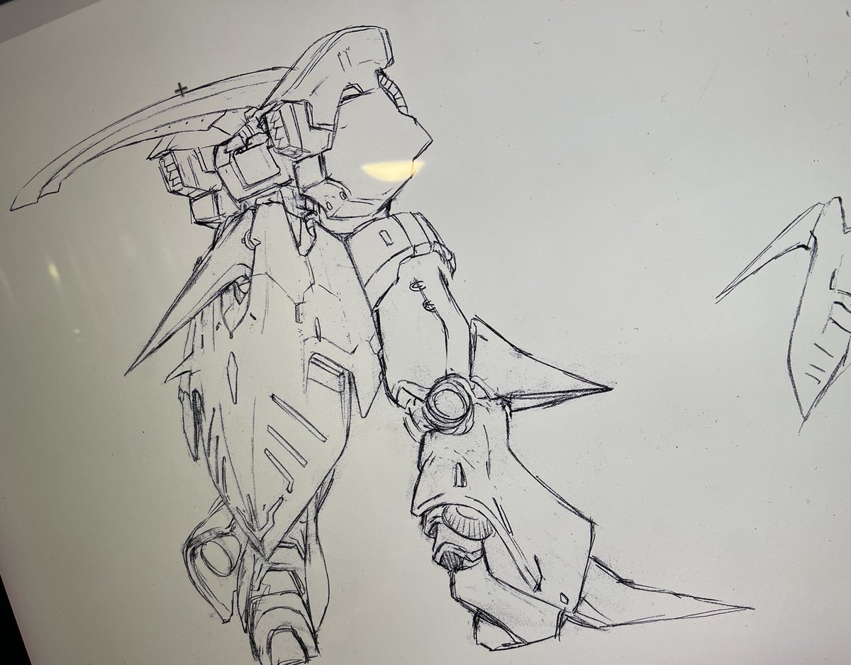 「Define版キュベレイラフのエルメスぽいファンネルコンテナは気に入っていました」|虚至のイラスト