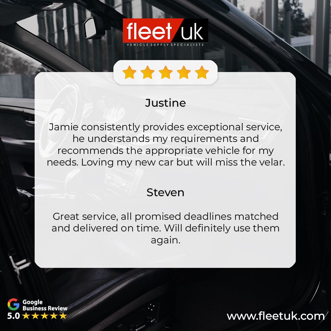 Fleetuk's tweet photo. ⭐️⭐️⭐️⭐️⭐️ Google Reviews!

If you’re interested in taking out a lease on a brand new vehicle, or financing a used vehicle, visit our website or get in touch via:
📞 02392 245570
✉️ sales@fleetuk.com
🔗 https://t.co/rZunrP5Nhi

#customerreview #review #carleasing https://t.co/Wymb1FjTsR
