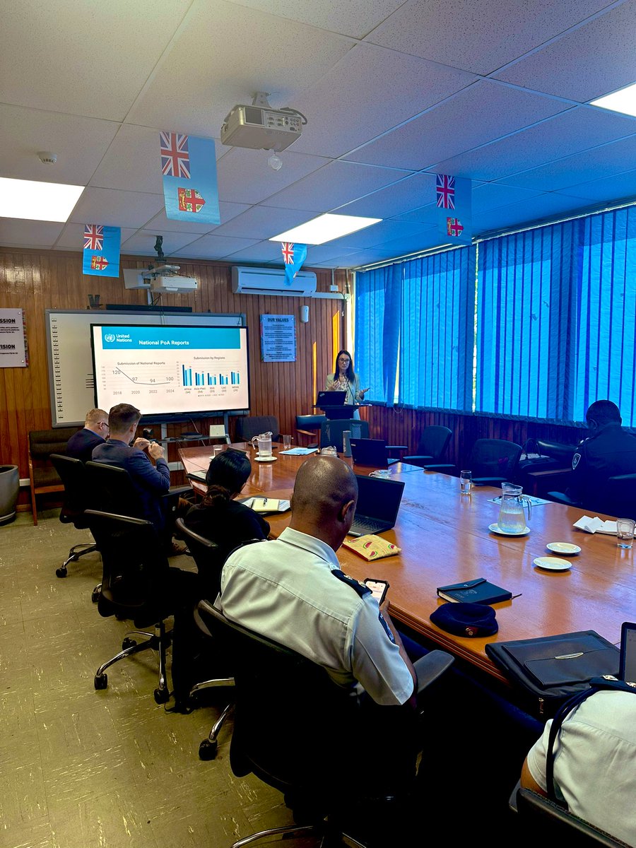 UNRCPD (@unrcpd) on Twitter photo #HappeningNow <a href="/UNRCPD/">UNRCPD</a> and <a href="/MAGsaveslives/">MAG (Mines Advisory Group)</a> are in #Suva 🇫🇯 in partnership with <a href="/homeaffairsfj/">Ministry of Defence and Veterans Affairs, Fiji</a> and supported by <a href="/eu_eeas/">European External Action Service - EEAS 🇪🇺</a>, to raise awareness on the importance of strengthening arms control and to build capacity of officials to promote sustainable peace in #Fiji and the #Pacific. #HappeningNow <a href="/UNRCPD/">UNRCPD</a> and <a href="/MAGsaveslives/">MAG (Mines Advisory Group)</a> are in #Suva 🇫🇯 in partnership with <a href="/homeaffairsfj/">Ministry of Defence and Veterans Affairs, Fiji</a> and supported by <a href="/eu_eeas/">European External Action Service - EEAS 🇪🇺</a>, to raise awareness on the importance of strengthening arms control and to build capacity of officials to promote sustainable peace in #Fiji and the #Pacific.