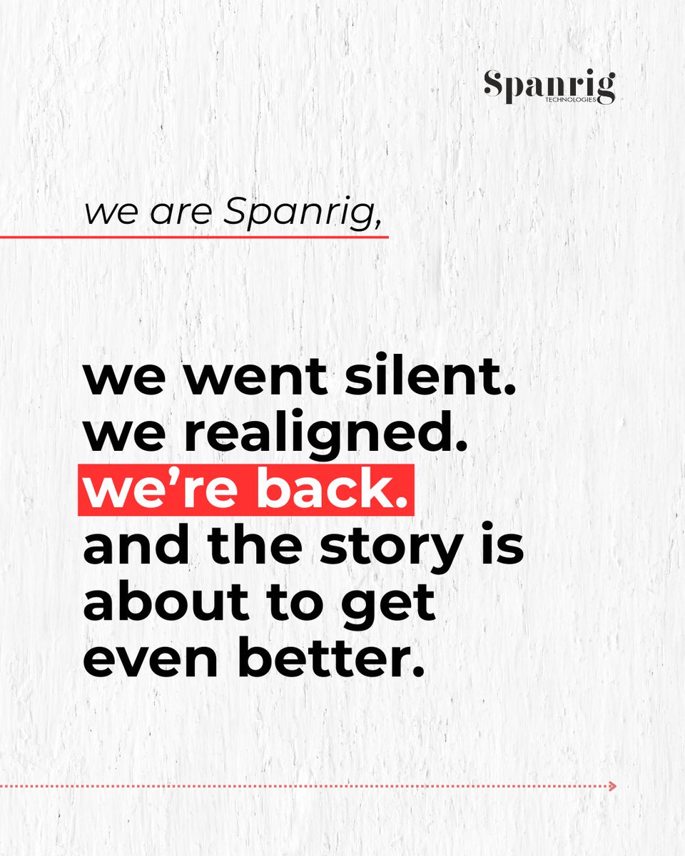 spanrig's tweet photo. We ghosted. We regrouped. Now we’re back — consistent like grandpa’s knee pain but more strategic. 
Social media, reimagined.
🔗 Check out what’s new → https://t.co/U1IFbr7KoI 
#Spanrig #MarketingStrategy #AgencyLife #DigitalComeback #SocialMediaCreatives https://t.co/38jdYXwTVS