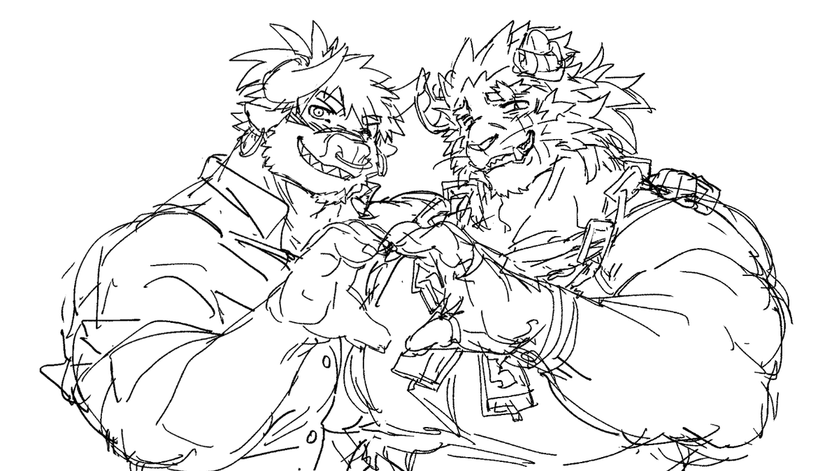 很久没画我最爱的坎普斯了