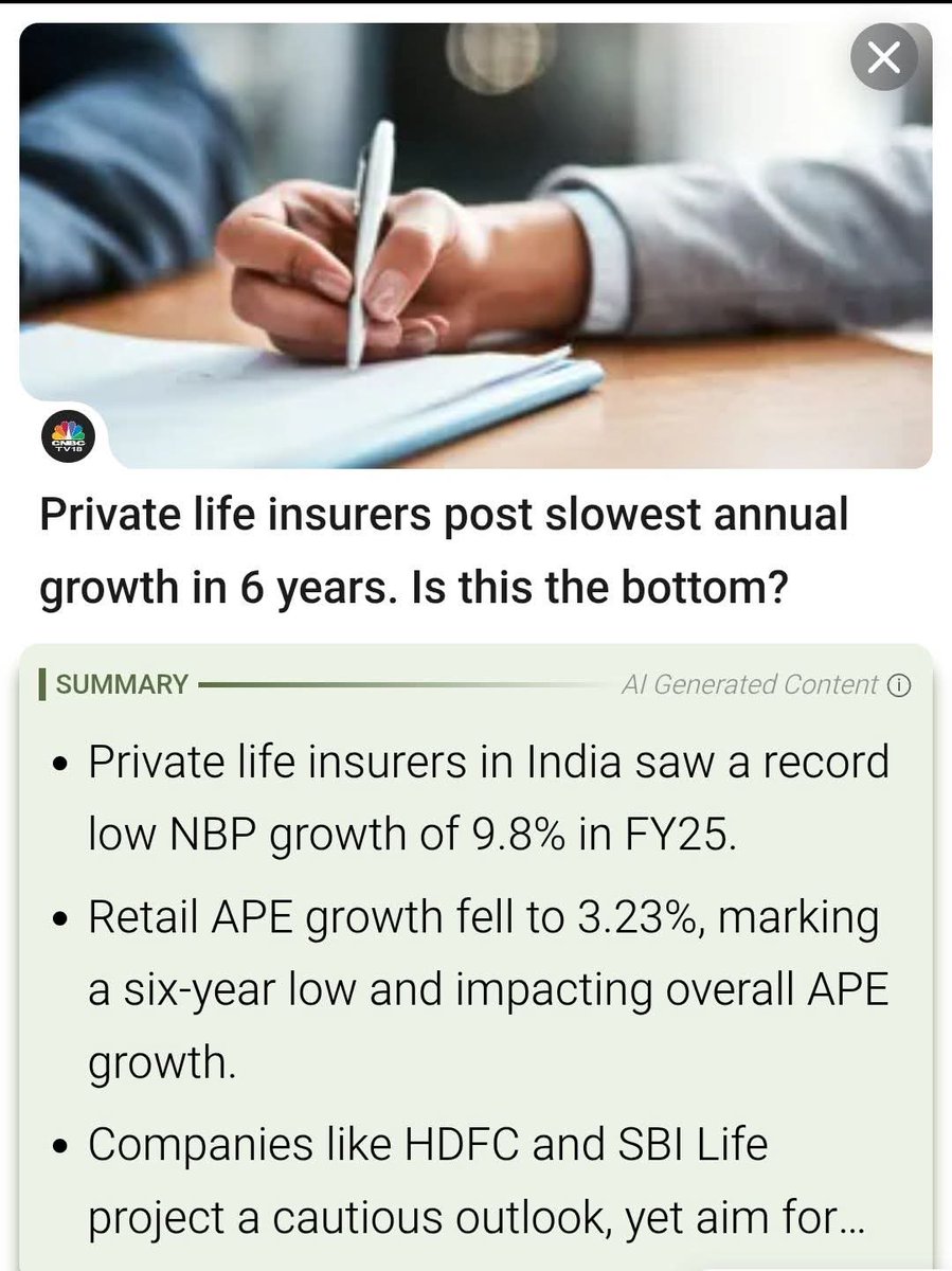 DushyantNaagar's tweet image. Life insurance is viewed as an asset, but its adoption remains low among Indians. 

#facts 
This is a pressing issue at this moment, as it is clear that people lack sufficient savings to pay insurance premiums.

#concern 
 Are we facing a potential recession?