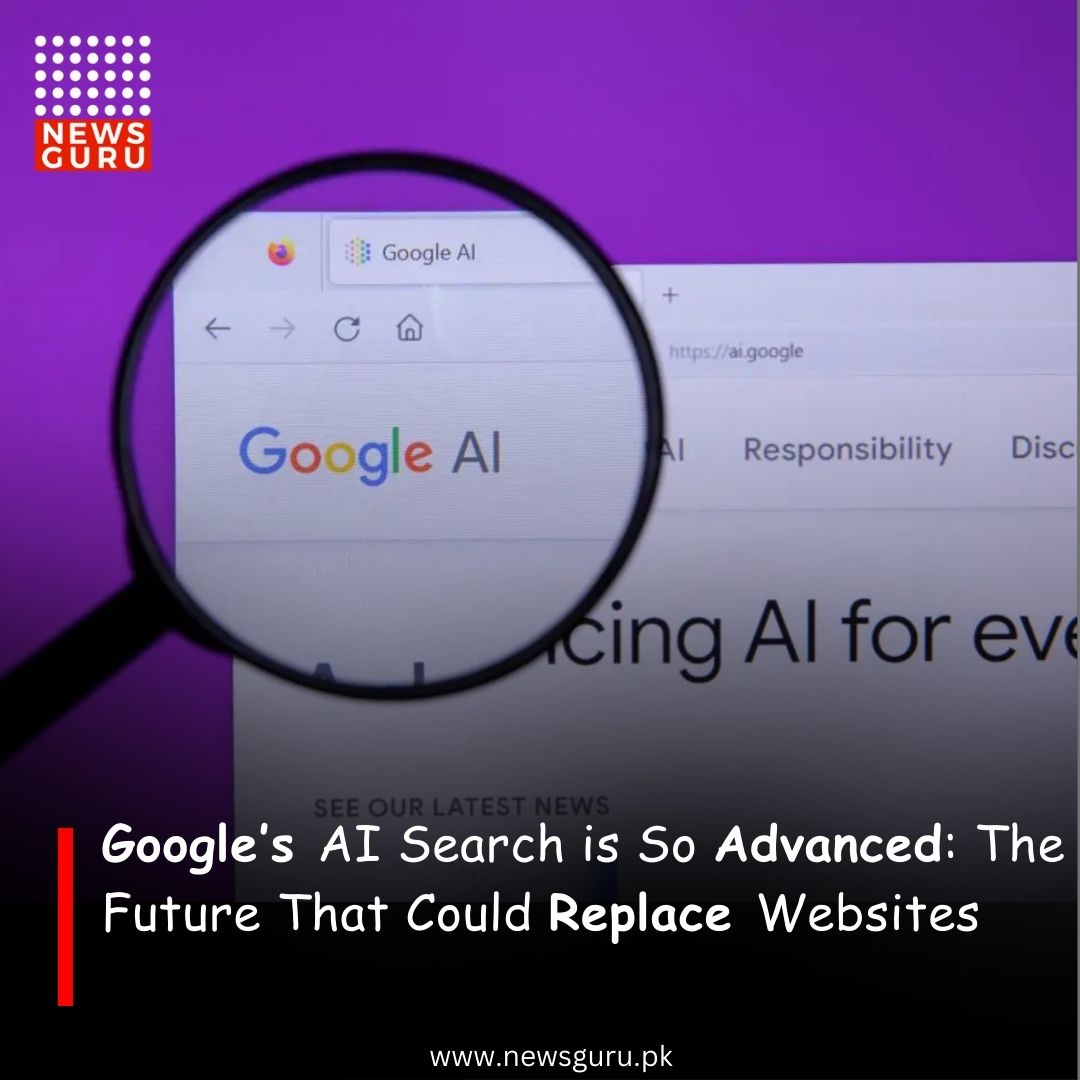 newsgurupk's tweet image. Google’s AI Search is So Advanced: The Future That Could Replace Websites

Read more: newsguru.pk/technology/goo…

#NewsGuru #GoogleAI #AIPoweredSearch #TechInnovation #SearchEngineUpgrade #ChatGPTCompetition #AIRevolution #DigitalFuture