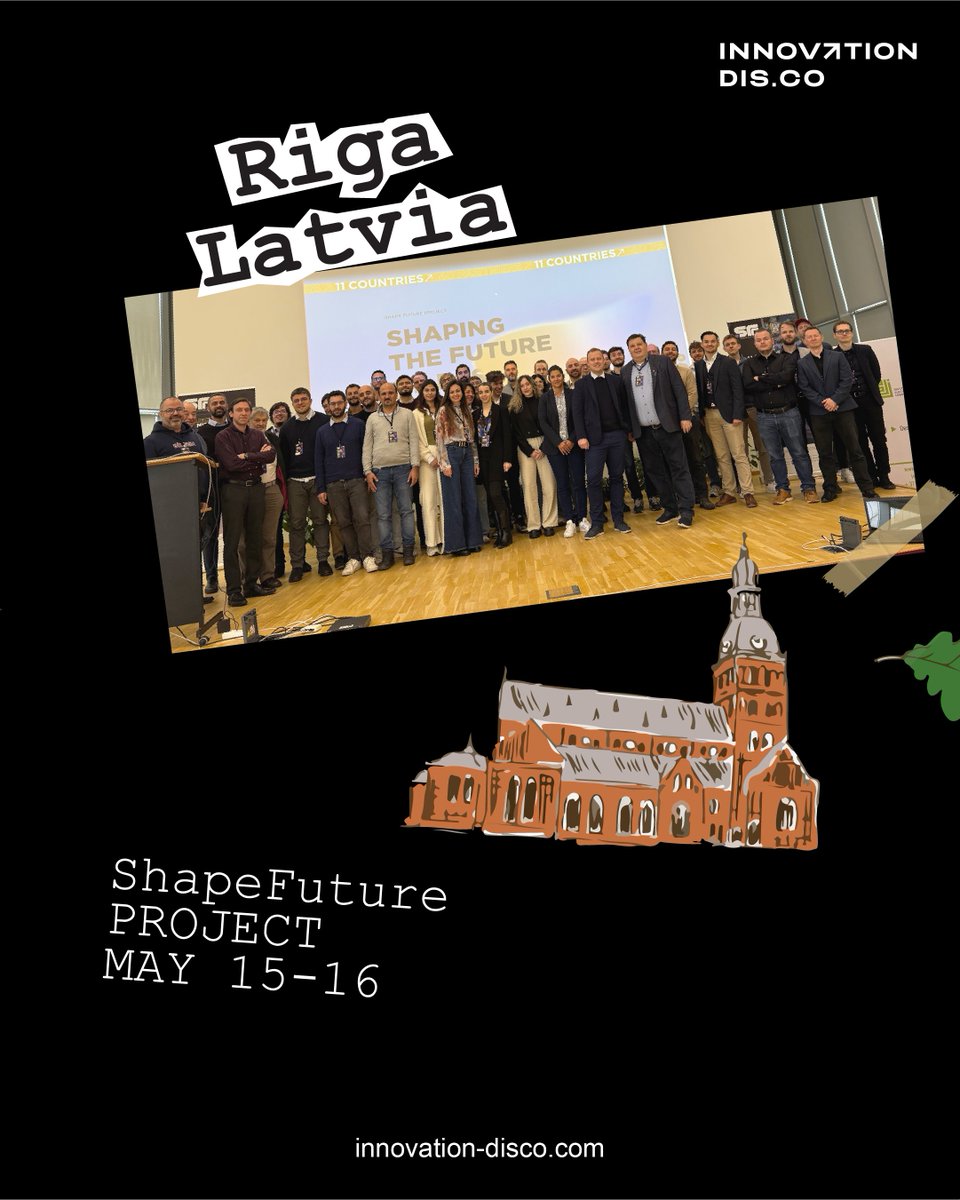 inndisco's tweet photo. 💡We had a dynamic week in #Riga, Latvia, driving significant progress for the @PowerizeD_  and @ShapeFuture #EUprojects. #ChipsJU https://t.co/vI3XwfIipW