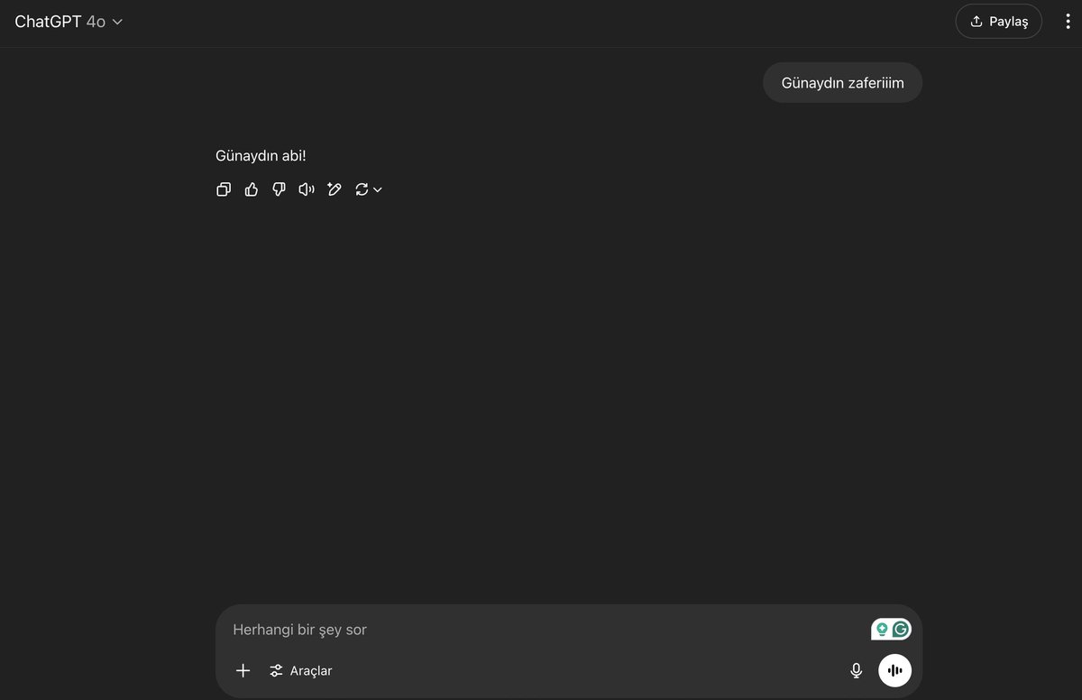 Başladı bizim mesai