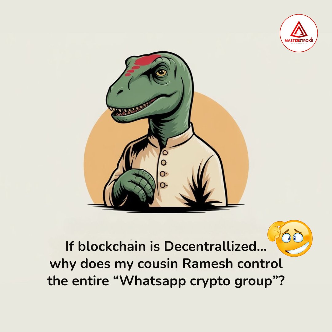 MSTBlockchain's tweet image. 😂😂 #mstblockchain #BlockchainHumor #CryptoMeme #Web3Meme #DeFiMeme #NFTMeme #meme #Blockchain #trendingmeme #viralmeme #blockchainmeme