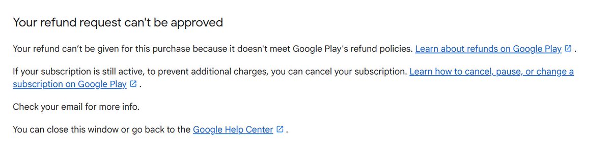 Paid through <a href="/GooglePlay/">Google Play</a> for <a href="/X/">X</a>  <a href="/premium/">Premium</a> . Neither did I receive the X premium, nor able to get a refund. The money just vanishes. can't contact any support. @google said it is X. X says it is Google. #googlescam #onlinefraud <a href="/Support/">Support</a>