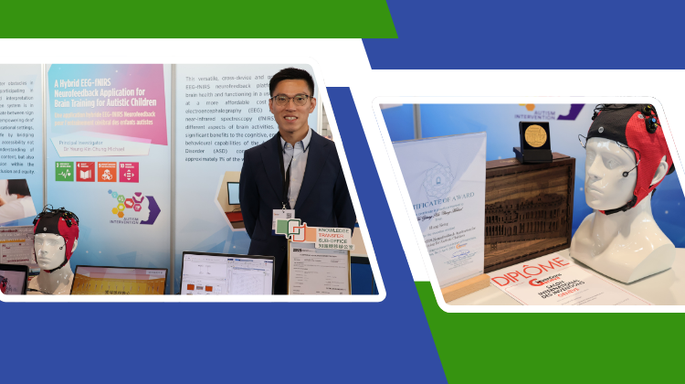 Faculty of Education and Human Development, EdUHK (@fehd_eduhk) on Twitter photo Dr. Michael Yeung from <a href="/PS_EdUHK/">EdUHK Department of Psychology</a> has made waves at the 50th International Exhibition of Inventions Geneva, securing two prestigious international awards! 🏆 His groundbreaking project focuses on developing a hybrid EEG-fNIRS system designed to benefit autistic children. 🌟
Learn Dr. Michael Yeung from <a href="/PS_EdUHK/">EdUHK Department of Psychology</a> has made waves at the 50th International Exhibition of Inventions Geneva, securing two prestigious international awards! 🏆 His groundbreaking project focuses on developing a hybrid EEG-fNIRS system designed to benefit autistic children. 🌟
Learn