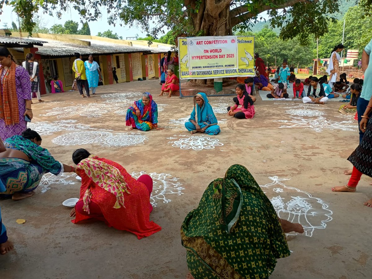 DHHDhenkanal's tweet photo. Dept of Health, Dhenkanal conducted Art, Jhoti and Muruja competition among inhabitants of Maharshi Dayananda Service Mission  , Dhenkanal on the occasion of World Hypertension Day- 25 on dt. 17th May 2025 https://t.co/gnLLJXWNxB