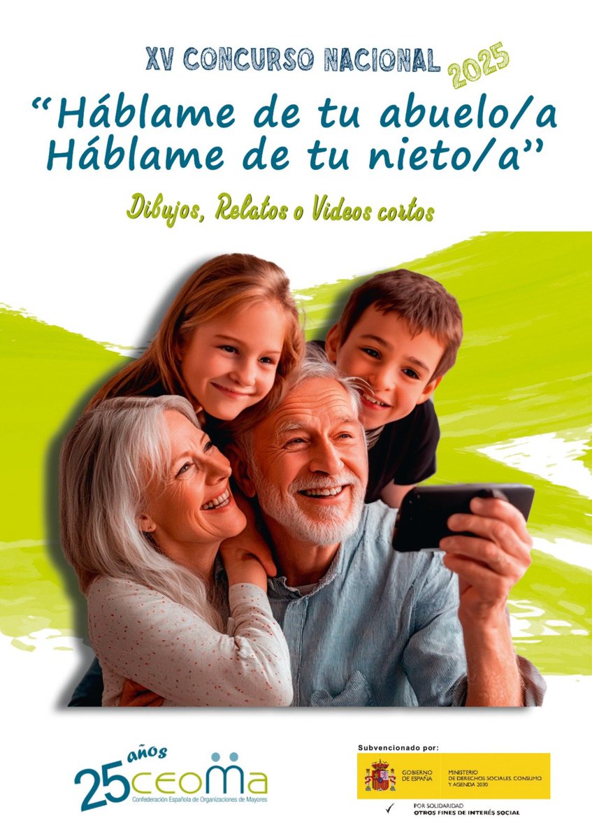 LSB_USONavarra's tweet photo. XV Concurso Nacional “Háblame de tu abuelo/a. Háblame de tu nieto/a” https://t.co/xe4Q3vLLhi