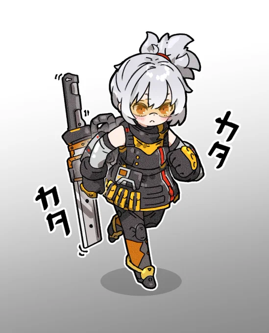 11号ちゃんの移動時、装備がカタカタ鳴るの好き#ゼンゼロ 