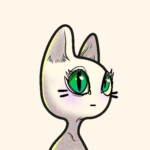 获得了新的猫猫头像，好耶！
前些天把猫卡发送到了一个保存助记词时不知道哪里出了问题的钱包，变成了被动燃烧猫卡～
幸好还能开，要不就要变成电饭煲头像了QaQ
说来也巧，今天早上抱着自家小猫撸，发现她的睫毛变长了，夹夹的和猫猫讲：猫儿这个长睫毛
然后就开到了睫毛精猫猫～