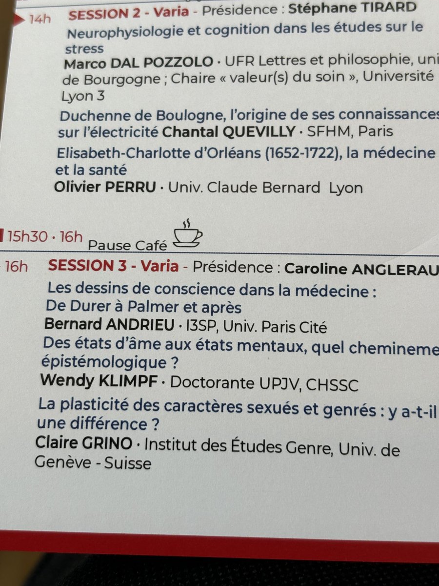 Au colloque à Amiens ⁦<a href="/shesvie/">Shesvie</a>⁩ ⁦<a href="/UJV44/">Université Jules Verne 44</a>⁩ sur les dessins de conscience de Durer à Palmer ⁦<a href="/univ_paris_cite/">Université Paris Cité</a>⁩ ⁦<a href="/Labo_I3SP/">Institut Sport-Santé</a>⁩ ⁦<a href="/SFrPS/">SFPS</a>⁩ ⁦<a href="/Vrin_Librairie/">Librairie Vrin</a>⁩