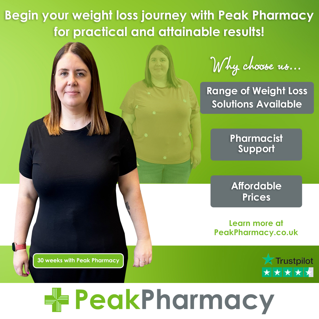 Under the guidance of our Pharmacists, we can help you safely on your #WeightLossJourney.

Book your appointment at your nearest participating Peak Pharmacy #WeightLoss Clinic OR book a video consultation online.

Learn More ➡ peakpharmacy.co.uk/services/peak-…

#WeightLossTransformation
