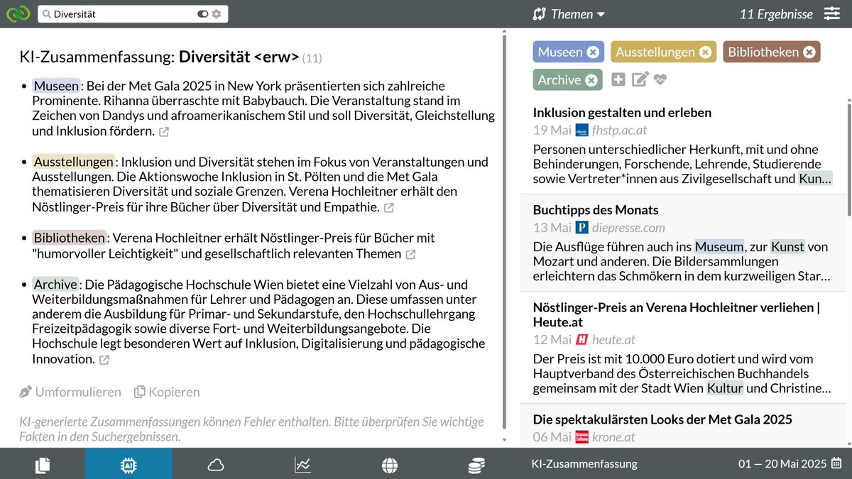 🏛️ Today, <a href="/UNESCO/">UNESCO 🏛️ #Education #Sciences #Culture 🇺🇳</a> leads the celebration of the World Day for Cultural Diversity. ❇️ The #GreenGLAM  project works on the intersection of cultural heritage, technology &amp; #SDGs. The GreenGLAM dashboard reveals insights on #diversity across Austrian cultural institutions.
