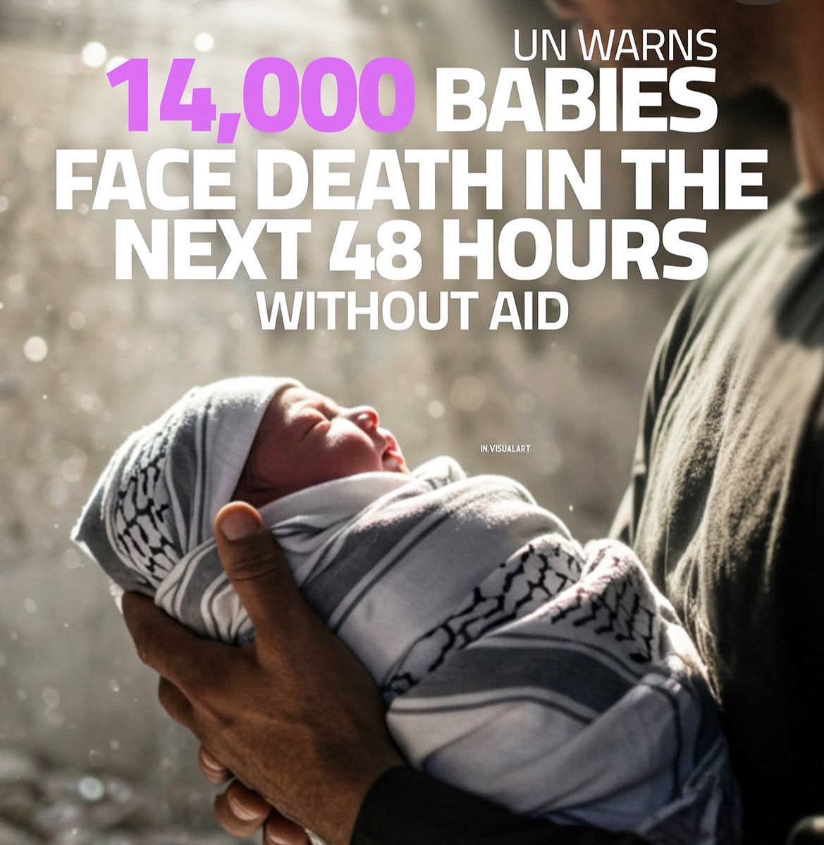 MutahNapoleon's tweet image. Pray for #Gaza 🤲🏽 14,000 #Palestinian babies are facing starvation. May Allah aid them and suffice them against these 🇮🇱 human devils 🤲🏽