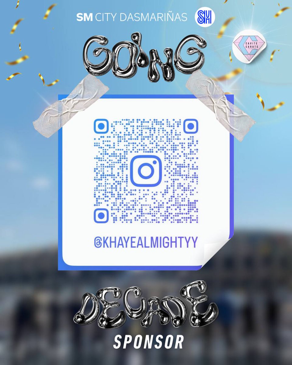 cvt_caratsph's tweet photo. Introducing one of our official sponsors for #GoingDecade @khayealmightyy ππ₯³
See you this Saturday, May 24!
#CaviteCaratsPH #EverythingsHereAtSM #FeelGoodAtSMDasma #DASHinDasma https://t.co/YriWZNtPi5