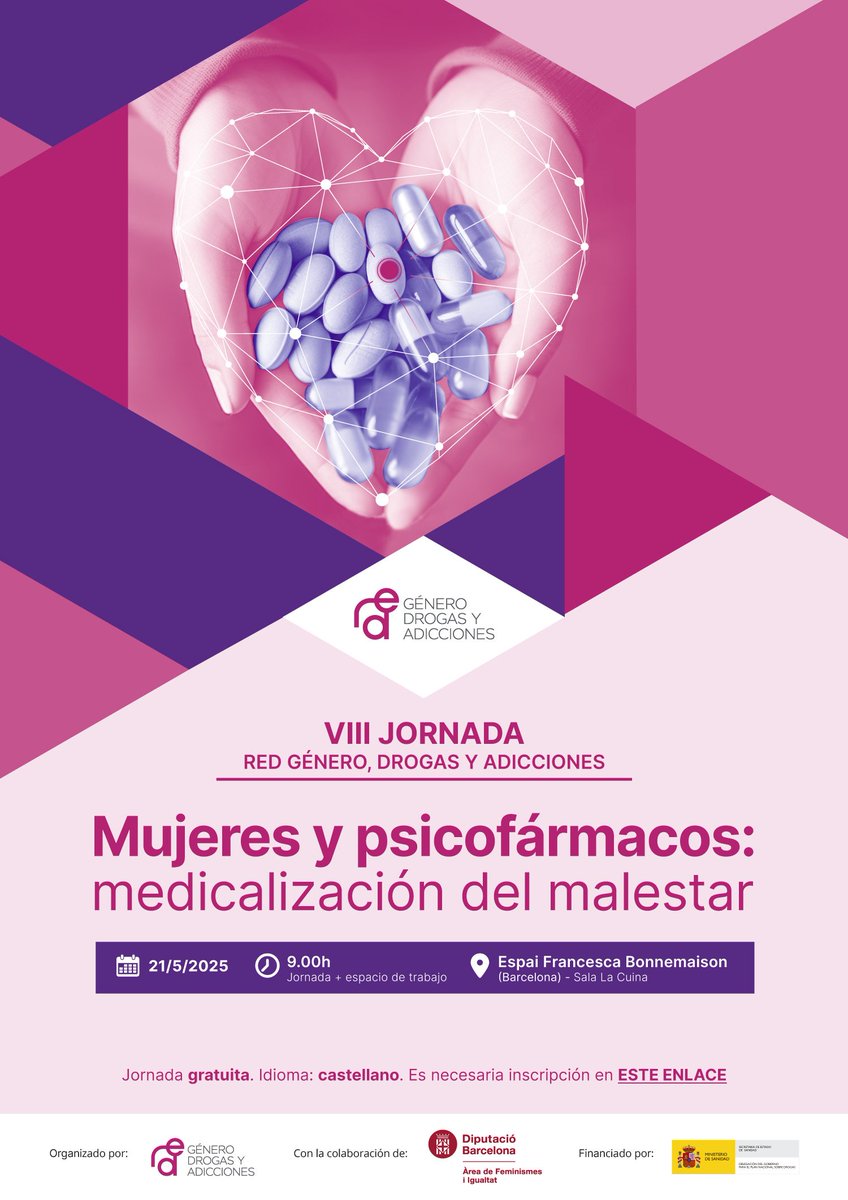 Red Género, Drogas y Adicciones tweet media