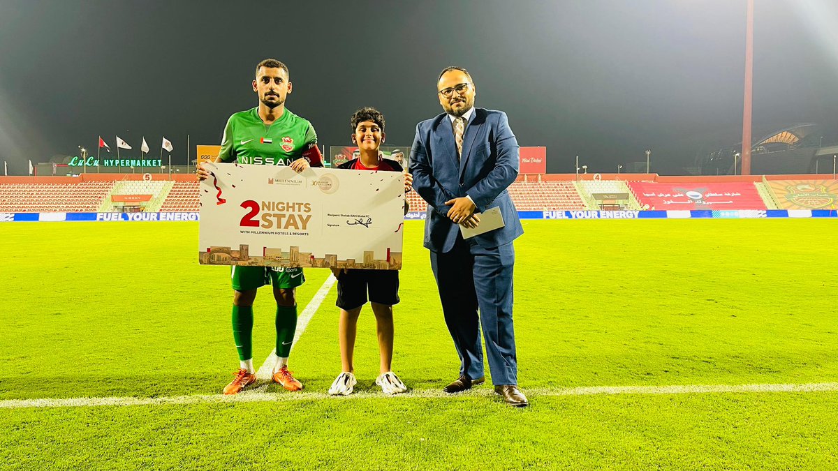 Shabab_AlAhliFC's tweet image. الفائز محظوظ الحاصل على إقامة حصرية لليلة واحدة لشخصين في فندق ميلينيوم بلازا - داونتاون هو:

حمدان الشايب

The One lucky winner to get an exclusive one-night stay for two at Millennium Plaza Downtown is:

Hamdan Al Shaib

#millenium_hotels #redpower #greenspirit #ShababAlAhli