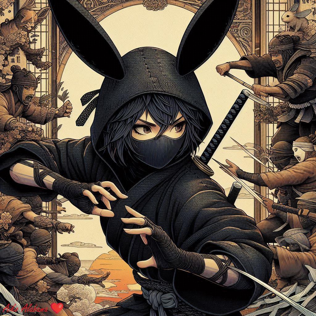 Usamimi Ninja Warrior 🐰🥷  #NINJA