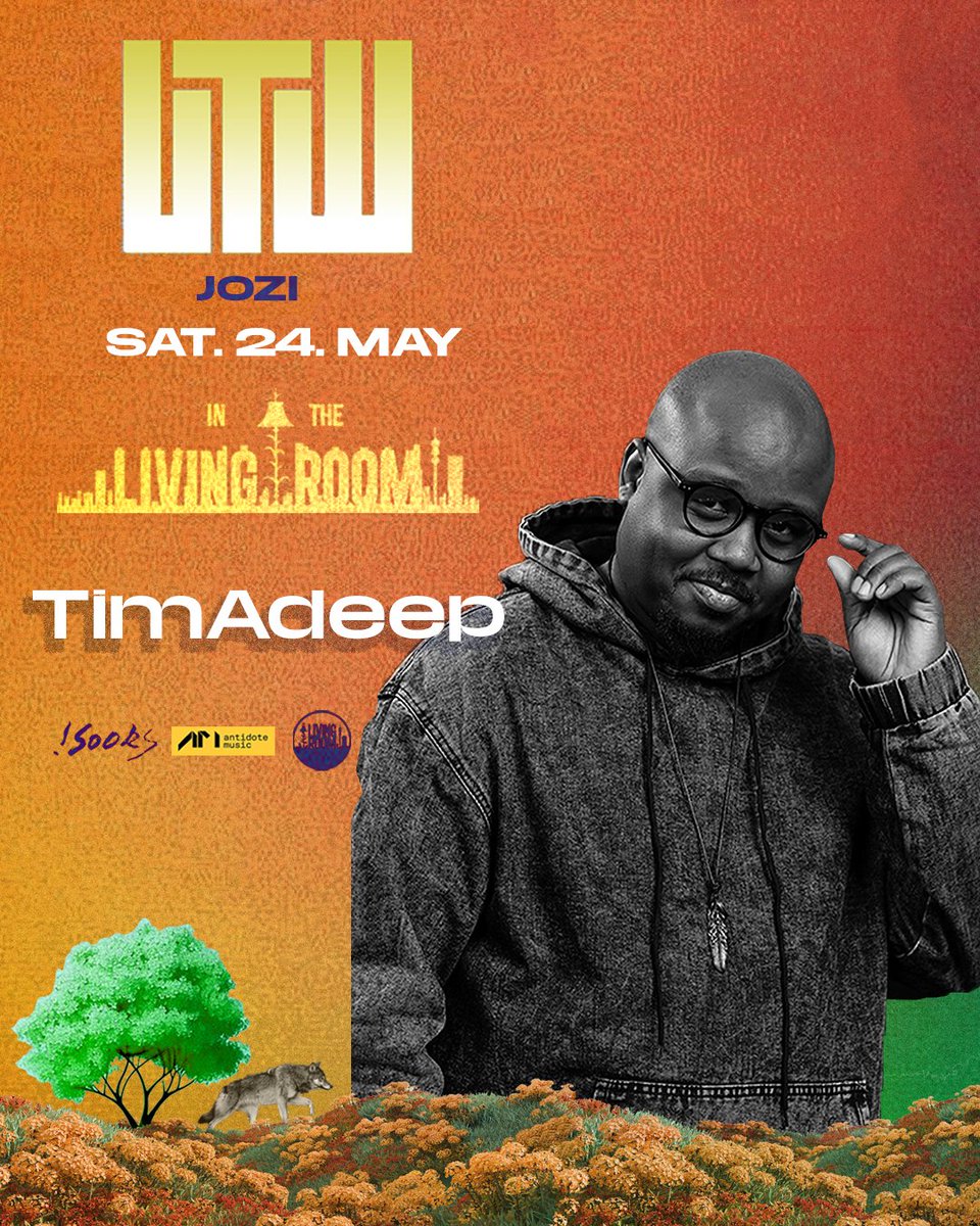 UtwEvent's tweet image. The highly acclaimed @TimAdeep makes his return to #UTWJozi. A true fan favourite, known for his sensual, melodic & carefully refined deep house sounds, he will be blessing our stage at @LivingRoomJozi this Saturday. Last round of Final Phase tickets ⬇️
howler.co.za/utwjozi_may2025