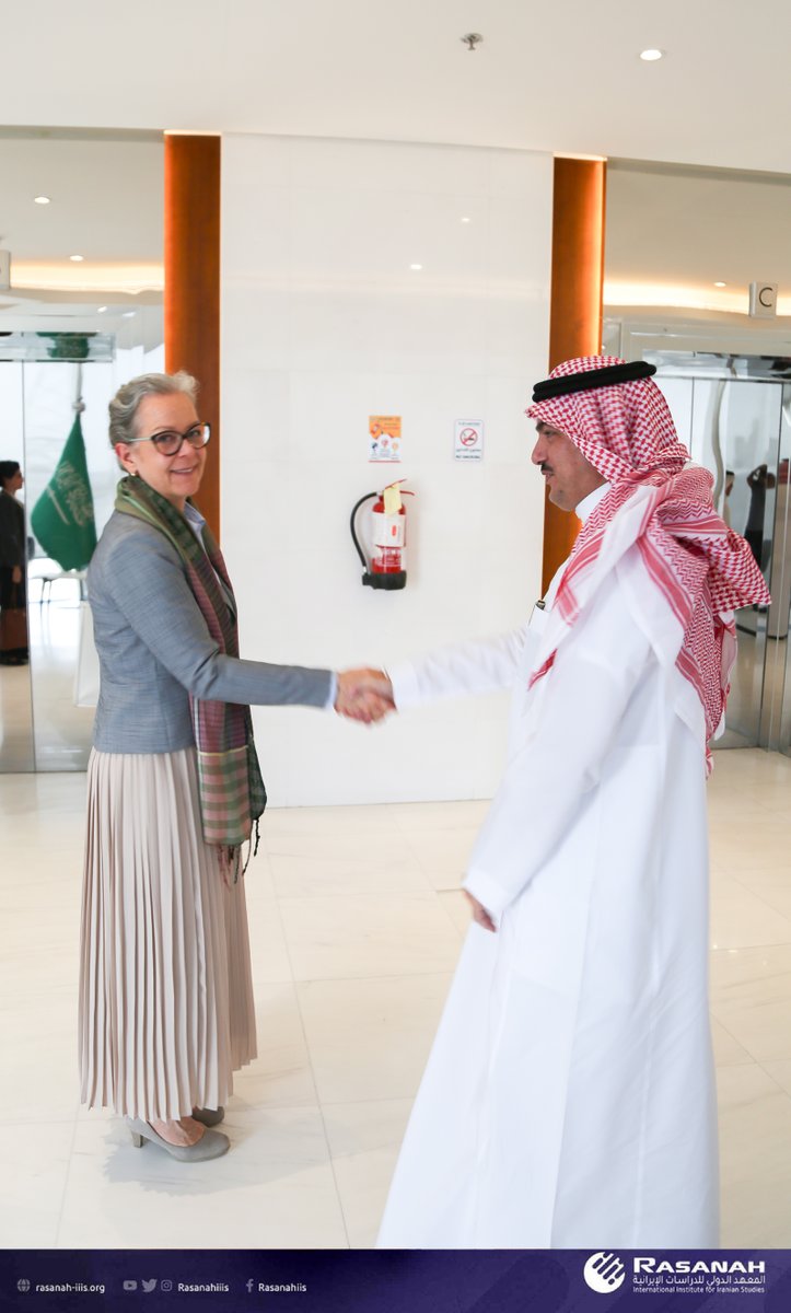 #Rasanah President <a href="/mohalsulami/">Mohammed Alsulami| محمد السلمي</a> and Advisory Board members received yesterday at the institute’s HQ a delegation from <a href="/SwedeninKSA/">Sweden in KSA 🇸🇪🇸🇦</a> led by Ambassador of #Sweden to #SaudiArabia H.E. <a href="/SweAmbKSA/">Ambassador of Sweden in Saudi Arabia 🇸🇪🇸🇦</a>. The discussion focused on shared interests particularly in the context of regional and