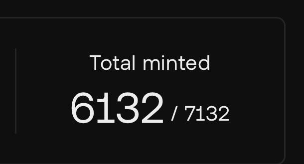 🚨 STATUS UPDATE 🚨 

Only 1000 <a href="/METHHEDZ/">METH-HEDZ (MINTING NOW)</a> left for minting out of 7132
