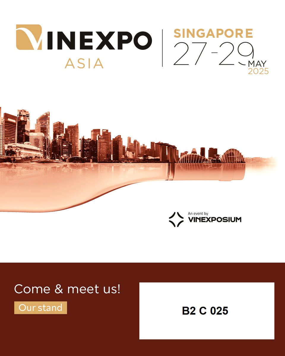 [EVENEMENT / EVENT] Nous serons présents à Vinexpo Singapour ! Come and meet us #VinexpoAsia #guigal #rhonevalleywines