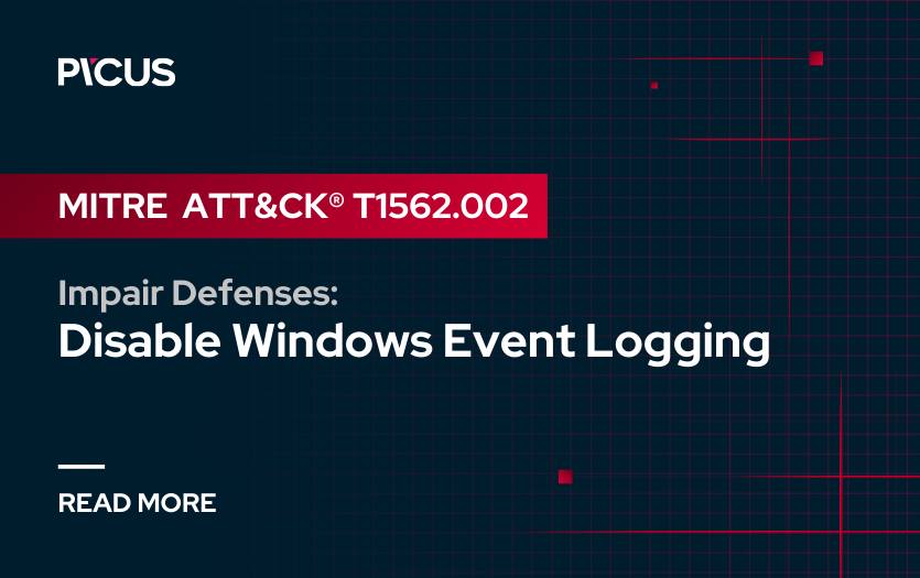 PicusSecurity's tweet image. Attackers disable Windows Event Logging (T1562.002) to conceal their malicious activities, leaving defenders blind. Real-world examples include GhostEngine and Mallox ransomware.

Learn how to detect and mitigate: hubs.li/Q03mV-0b0

#MITREATTACK #CyberSecurity