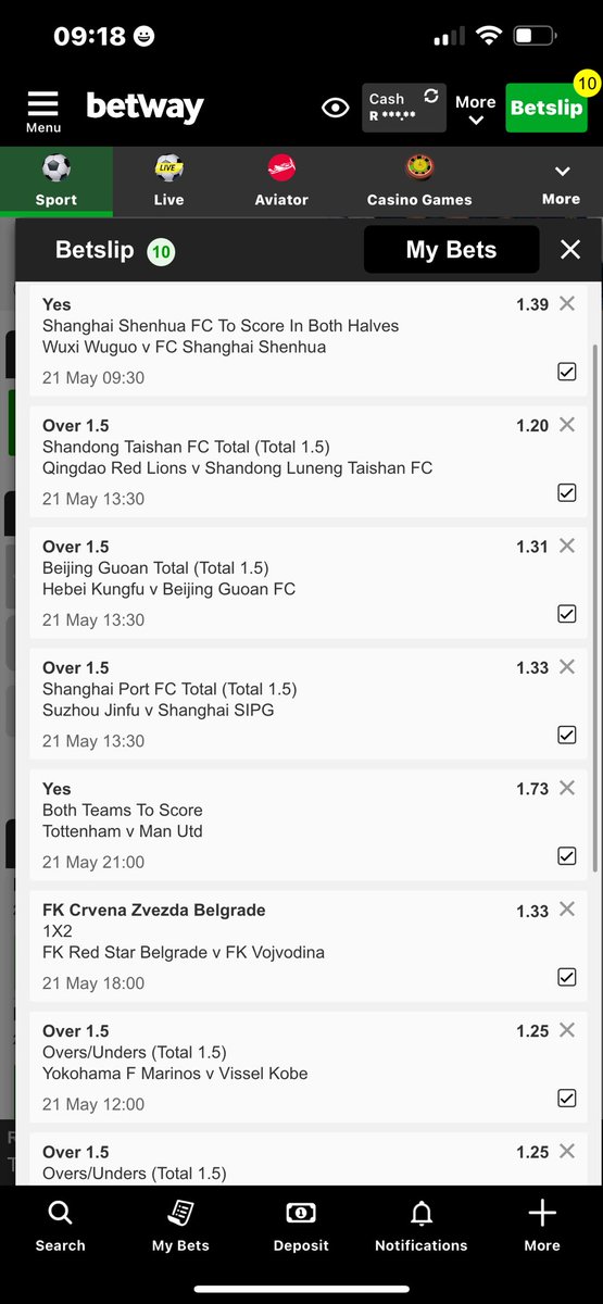 17 odds 🐍🐍let’s go I just placed a bet with Betway. Tap here to copy my bet or search for this booking code in the Multi Bet betslip BW1EC0506 betway.co.za/bookabet/BW1EC…